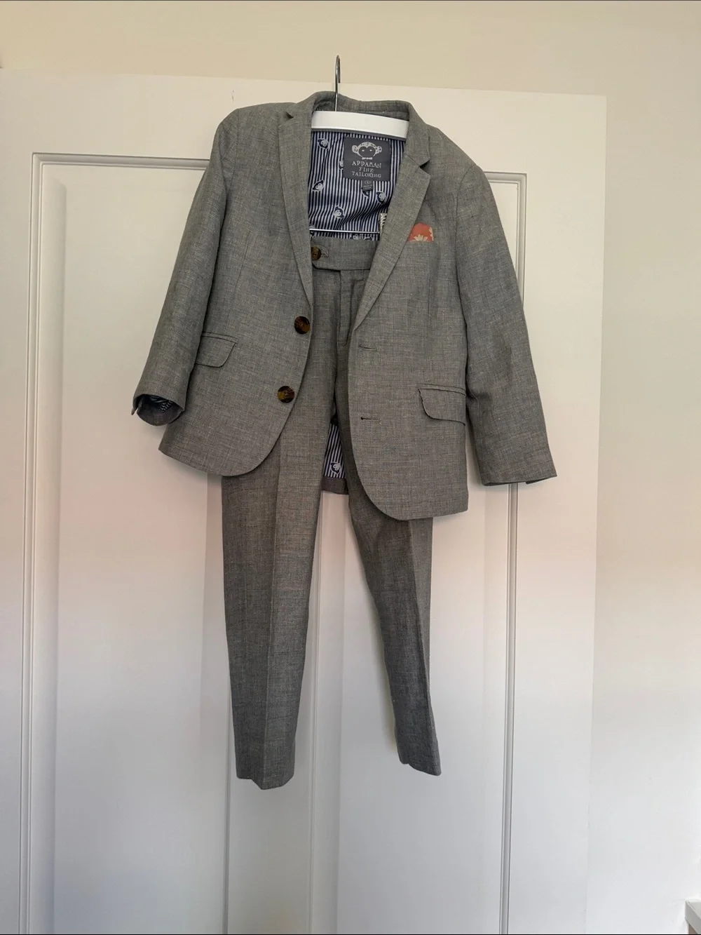 Appaman Boys Size 5 Graphite Suit